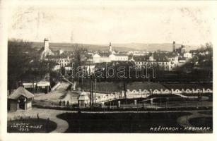 Késmárk, Kezmarok; Látkép zsinagógával, Emil Moravetz üzlete / view with synagogue, shop, Lumen photo (fl)