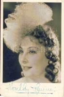 Honthy Hanna aláírása képeslapon