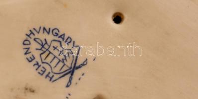 Herendi porcelán nyulak, kézzel festett, jelzett, hibátlan, m: 8 cm, h: 8 cm