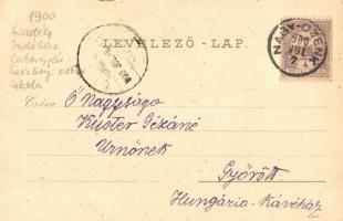 Nagycenk, Széchenyi szobor, Iskola, Kastély, Templom, Vasútállomás, Cukorgyár, Soproni utca, Schwide...