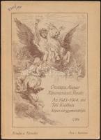 1913-14 Az 1913-14 évi Téli Kiállítás képes tárgymutatója. Budapest, 1914, Országos Magyar Képzőművészeti Társulat. Kiadói illusztrált papírkötés, számos fekete-fehér fotóval, reklámokkal. Jó állapotban.