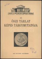 1942 Őszi tárlat képes tárgymutatója. Keretében a Benczur Társaság jubileumi kiállításával, Vastag Éva emlékkiállításával, és Haranghy Jenő gyűjteményes kiállításával. Budapest, 1942, Országos Magyar Képzőművészeti Társulat. Kiadói papírkötés, fekete-fehér fotókkal, ceruzás bejegyzésekkel, jó állapotban