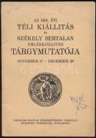 1935 Tavaszi Kiállítás és Székely Bertalan emlékkiáltás tárgymutatója. Budapest, 1942, Országos Magyar Képzőművészeti Társulat. Kiadói papírkötés, fekete-fehér fotókkal, ceruzás bejegyzésekkel, jó állapotban