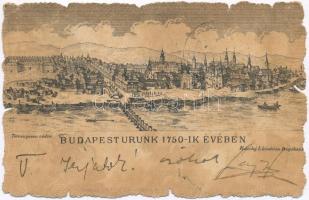 Budapest Urunk 1750-ik évében, Kaucky L. kiadása Prágában (EK)