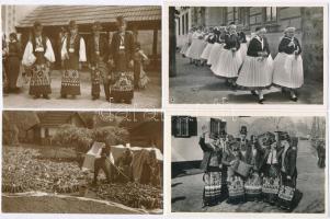 5 db RÉGI magyar folklór képeslap / 5 pre-1945 Hungarian folklore postcards