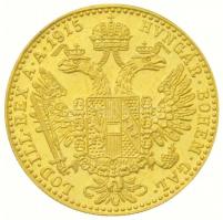 Ausztria 1915. Dukát Au "Ferenc József" utánveret (3,49g/0.986) T:1- 
Austria 1915. Ducat...