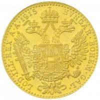 Ausztria 1915. Dukát Au "Ferenc József" utánveret (3,49g/0.986) T:1- 
Austria 1915. Ducat...