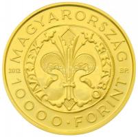 2012. 10.000Ft Au "I. Károly aranyforintja" (3.49g/0.986) T:PP
Hungary 2012. 10.000 Forin...