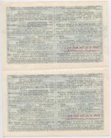 1916. "Magyar Kir. Szabadalmazott Osztálysorsjáték" 1/8 Egy Nyolczad Eredeti Sorsjegy&quot...