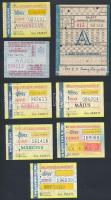 1948-2003 8 db BKV-bérlet, részben különbözőek
