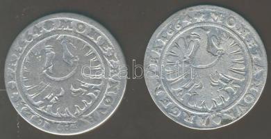 Német Államok/Liegnitz-Brieg 1664. 15Kr Ag (2x)Christian in Wolau T:3/3-