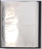 Leuchtturm képeslap album 50 db kettes osztású 2 oldalas lappal, 100/200 férőhely, zöld borítóval / ...