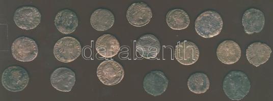 Róma/Császárság 20db főleg kisbronz T:3(zömében),4(kevés)