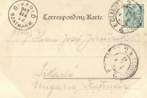 Unicov, Mährisch-Neustadt; Bahnhof, Verlag v. A. Reinelt / Railway station (EK)