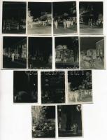 cca 1939 Budapesti Nemzetközi Vásáron készült 13 db vintage negatív, 6x4,5 cm