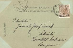 1899 Yaremche, Jaremcze; Wodospad Prutu, Hotel Skczynskiego / waterfall, hotel, horsemen (EB)