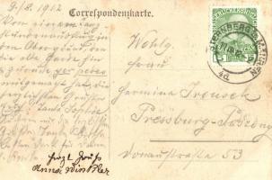 Sternberk, Sternberg in Mähren; Obergrund, Gasthaus Waldmannsheil, Kunstanstalt Heinrich Gerber / gu...