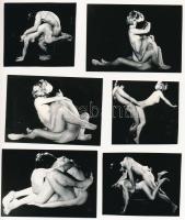 A szexuális örömszerzés 13 módszere, egy budapesti fényképész hagyatékában fellelt 13 db fénykép (valószínűleg reprók), 10,5x7,5 cm és 8x7 cm között