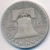 Amerikai Egyesült Államok 1951S 1/2$ Ag "Franklin" T:2- kis ph.
USA 1951S 1/2 Dollar Ag &...
