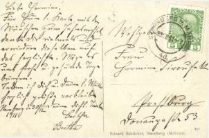 1911 Sternberk, Sternberg in Mähren; Fürst Lichtensteinplatz / square, Eduard Schücker photo