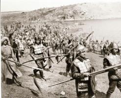 ,,Zahar Berkut - csapda a Kárpátok tövében" c. film egyes jeleneteit és színészeit ábrázoló neg...