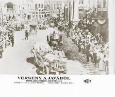 ,,Verseny a javából" című film egyes jeleneteit és színészeit ábrázoló negatívok, ezekről készí...