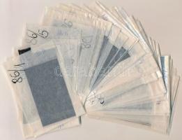 ,,Verseny a javából" című film egyes jeleneteit és színészeit ábrázoló negatívok, ezekről készí...