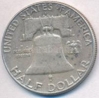 Amerikai Egyesült Államok 1963D 1/2$ Ag "Franklin" T:2
USA 1963D 1/2 Dollar Ag "Fran...