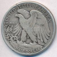 Amerikai Egyesült Államok 1944. 1/2$ Ag "Walking Liberty" T:2- ph.
USA 1944. 1/2 Dollar A...