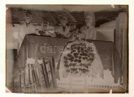 cca 1930-1950 Eger, a Foto-GRÁF műterem hagyatékából 13 db vintage üveglemez negatív változatos témá...