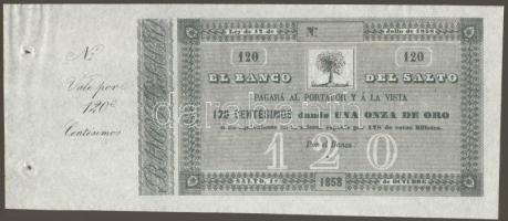 Uruguay/Salto 1858. 120c T:I RR!!