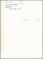 1938 Korschelt Miklós (1900-1982): Jégcsapok, aláírt vintage fotóművészeti alkotás, hozzáadva egy 19...