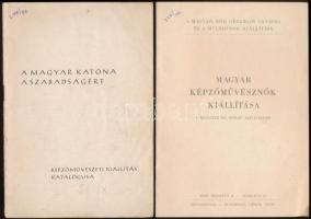 1951-1958 Művészeti kiállítások katalógusai az 50-es évekből, 5 db:
1951 A magyar katona a szabadsá...