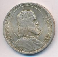 1938. 5P Ag "Szent István" T:2 patina, apró ph. Adamo P8.1