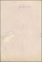 cca 1930 Kerny István (1879-1963): Bugaci csikós, feliratozott vintage fotóművészeti alkotás, 30x20,...