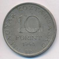 1948. 10Ft Ag "Széchenyi" T:2 patina, kis ph. Adamo EM2