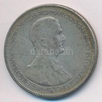 1930. 5P Ag "Horthy jobbra" T:3 patina  Adamo P8