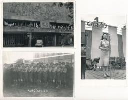 cca 1966 Tiszavölgyi József (1909-?) 13 db vintage fotója különféle témákról, pecséttel jelzett, 9x14 cm