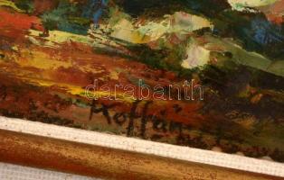 Koffán jelzéssel: Erdő részlet. Olaj, karton, 30×32 cm