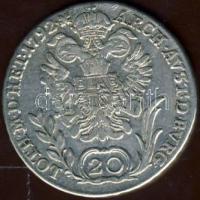 Ausztria/magyar verdejel 1792B 20Kr Ag II.Lipót T:3
