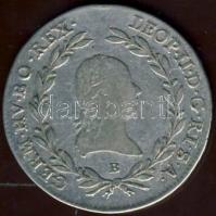 Ausztria/magyar verdejel 1792B 20Kr Ag II.Lipót T:3