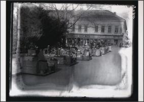 cca 1930 Piaci felvételek, Kerny István (1879-1963) hagyatékában őrzött 3 db vintage negatívról kész...