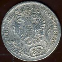 Ausztria/magyar verdejel 1787B 20Kr Ag II. József T:3 R!