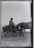 cca 1930 Kerny István (1879-1963) hortobágyi fényképei, a szerző hagyatékában őrzött 6 db vintage negatívról készült mai nagyítások, 25x18 cm