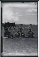 cca 1930 Kerny István (1879-1963) hortobágyi fényképei, a szerző hagyatékában őrzött 6 db vintage ne...