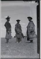 cca 1930 Kerny István (1879-1963) hortobágyi fényképei, a szerző hagyatékában őrzött 6 db vintage ne...