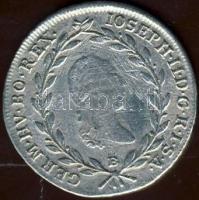 Ausztria/magyar verdejel 1787B 20Kr Ag II. József T:3 R!