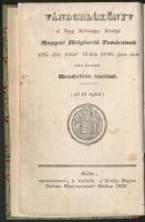 1838 Buda, Vándorlókönyv (festő), rengeteg főleg német nyelvű értékeléssel és pecséttel