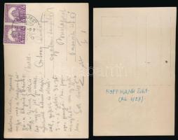 1929 Hoffmann Edith művészettörténész, muzeológus (1888-1945) saját magáról készített árnyképe, képe...