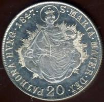 1847B 20kr Ag I.Ferdinánd T:1/2+